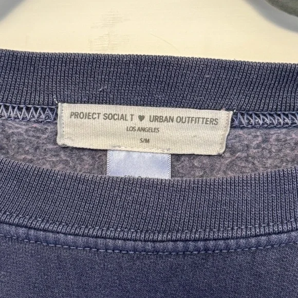 Project Social T Blue Graphic Sweater - Picture 3 of 3